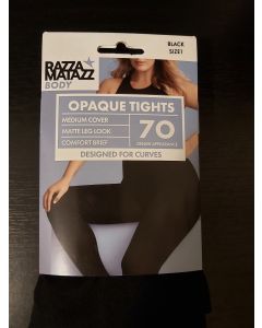 Razzamatazz 70 denier opaque tights for curves