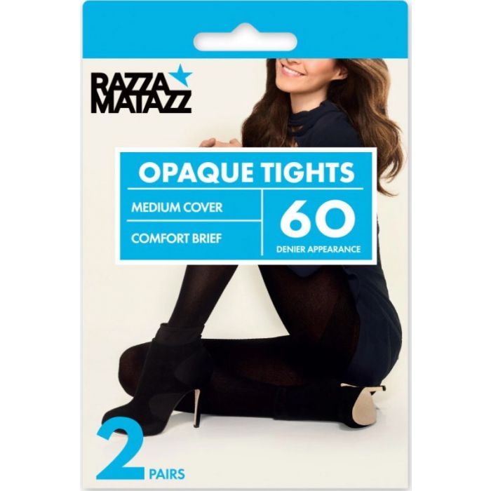 2 Pairs of Opaque Tights Bundle